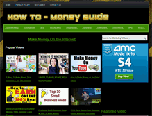 Tablet Screenshot of howtomoneyguide.com